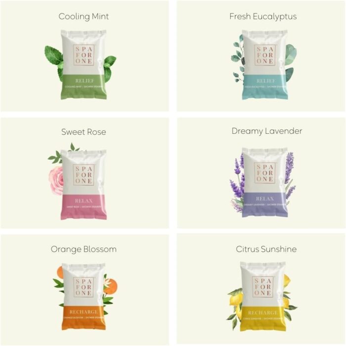 Aromatherapy Shower Steamers with Natural Essential Oils - Mothers Day