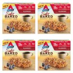 Atkins Soft Baked Energy Bars, Blueberry, 15g Protein,2g Sugar,