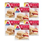 Atkins Strawberry Shortcake Protein Meal Bar, High Fiber, 1g Sugar, 3g