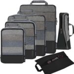 BAGAIL 4 Set/6 Set/8 Set Compression Packing Cubes Travel Accessories