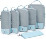 BAGSMART 6 Set Compression Packing Cubes - Lightweight Travel