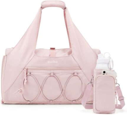 BAGSMART Gym Bag for Women, Lightweight Duffel with Shoe