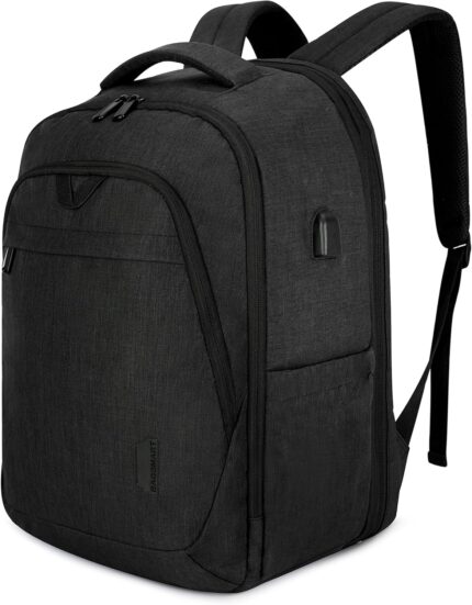 BAGSMART Laptop Backpack for Men Women Travel Backpack with USB