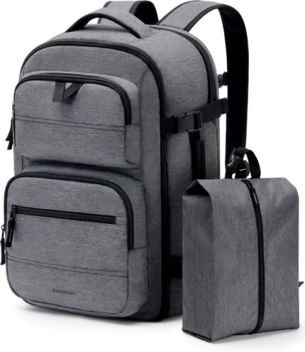 BAGSMART Travel Backpack for Women Men, 40L Flight Approved Carry on