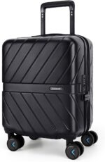 BAGSMART Underseat Carry On luggage Airline approved, 16-inch