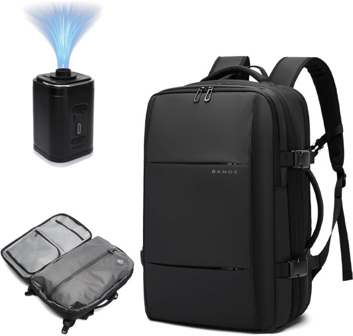 BANGE Airback Backpack with Anti-Theft Vacuum Compression Travel