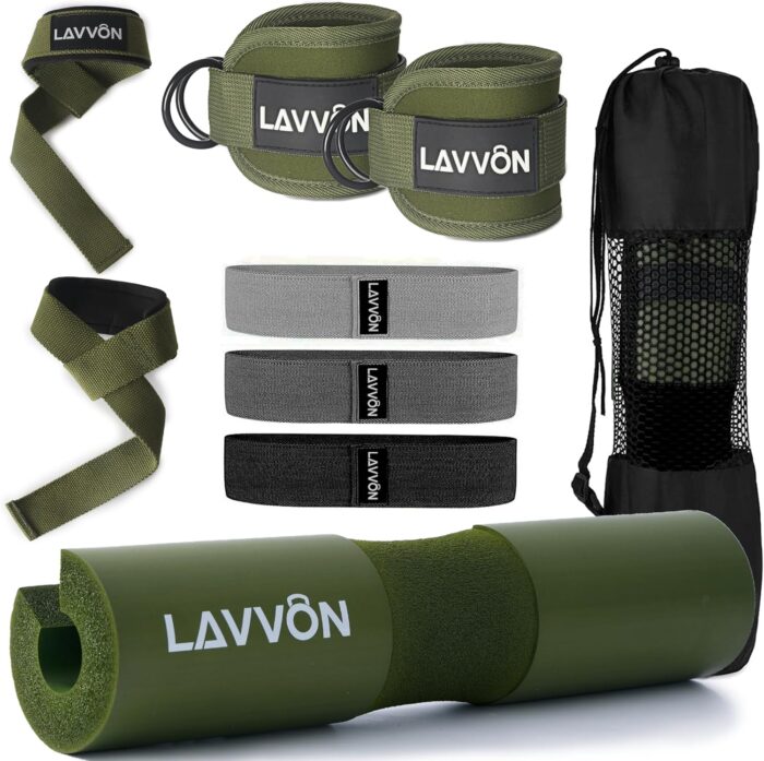 Barbell Pad Set for Hip Thrust 10Pcs- Squat Pad for Barbell