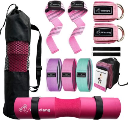 Barbell Pad Set for Squat Hip thrust pad, Fits Standard