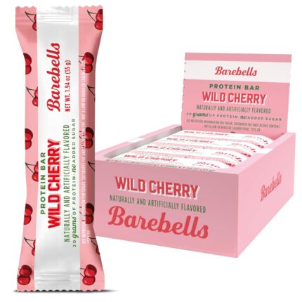 Barebells Protein Bars Wild Cherry - 12 Count, 1.94 oz Bars - Snacks