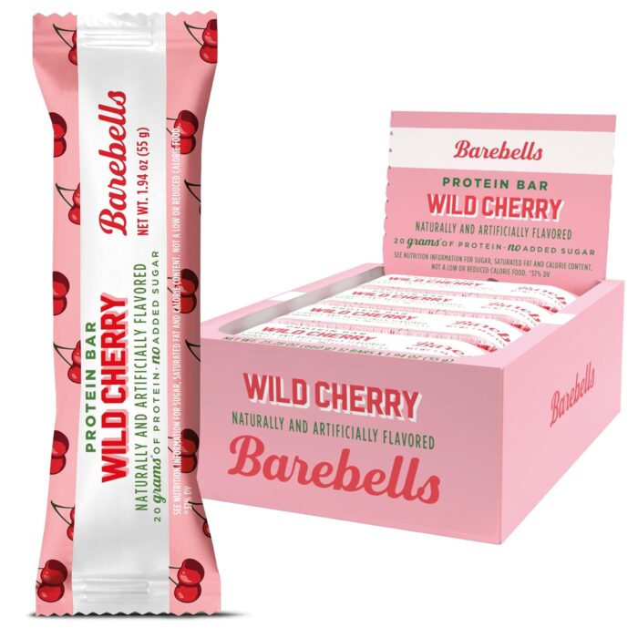 Barebells Protein Bars Wild Cherry - 12 Count, 1.94 oz Bars - Snacks