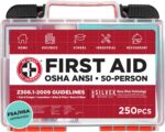 Be Smart Get Prepared OSHA/ANSI First Aid Kit - 50 Person, 250 Pieces