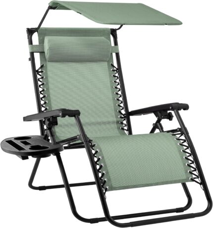 Best Choice Products Folding Zero Gravity Outdoor Recliner Patio