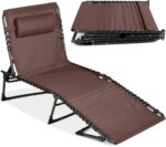 Best Choice Products Patio Chaise Lounge Chair, Portable Outdoor