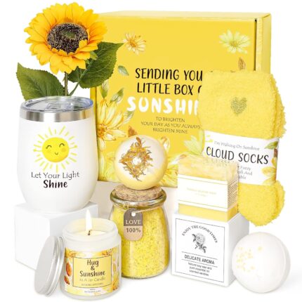 Birthday Gifts for Women, Unique Relaxing Spa Gift Baskets for Women