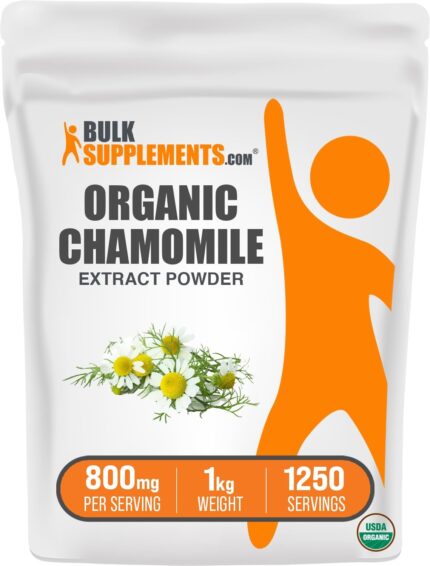 BulkSupplements.com Chamomile Extract Powder - Herbal Supplement,