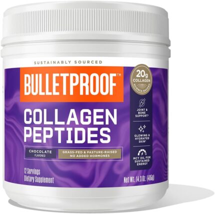 Bulletproof Chocolate Collagen Peptides Powder with MCT Oil, 14.3