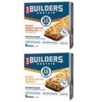 CLIF BUILDERS Protein Bars - Variety Pack - Crispy Almond Salted