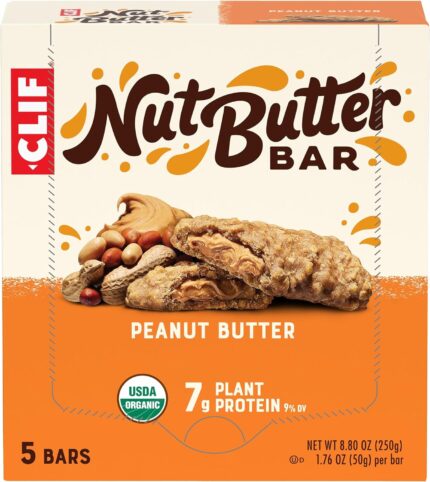 CLIF Nut Butter Bar - Peanut Butter - Filled Energy Bars - Non-GMO -