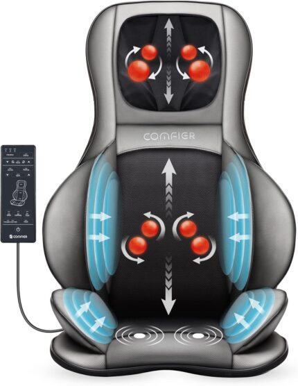COMFIER Shiatsu Neck Back Massager with Heat, 2D ro 3D Kneading