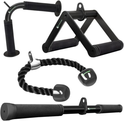 Cable Machine Attachment Set LAT Pulldown Attachments Weight