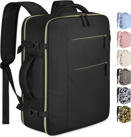 Capolo Travel Backpack for Women Men Waterproof Laptop Backpack