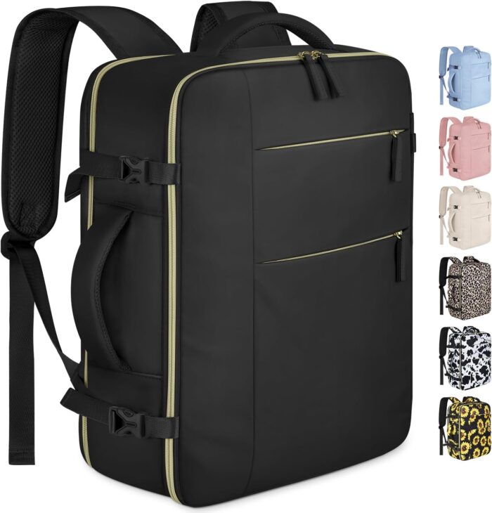 Capolo Travel Backpack for Women Men Waterproof Laptop Backpack