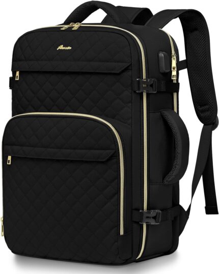 Carry On Women Travel Backpack: TSA Flight Approved Personal Item