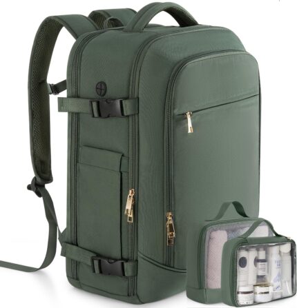 Carry on Backpack, Flight-approved Backpack for Traveling, 40L
