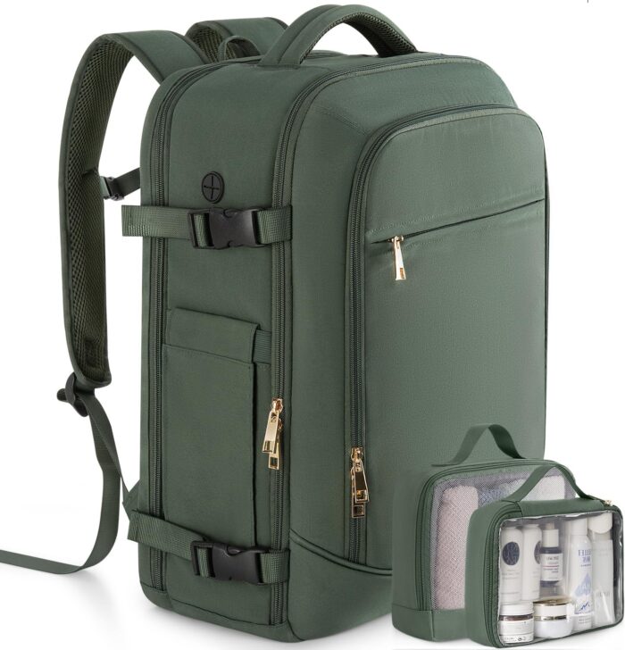 Carry on Backpack, Flight-approved Backpack for Traveling, 40L