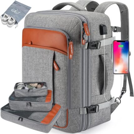 Carry on Travel Backpacks, Extra Large 40L Flight Approved for Men &