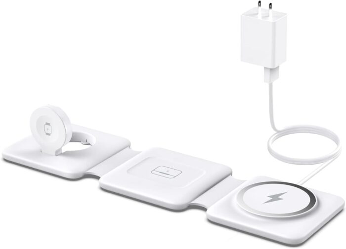 Charging Station for Apple Multiple Devices - 3 in 1 Foldable Magnetic