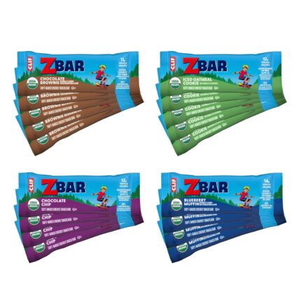 Clif Kid ZBar - Variety Pack - 4 Flavors - Soft Baked Snack Bars -