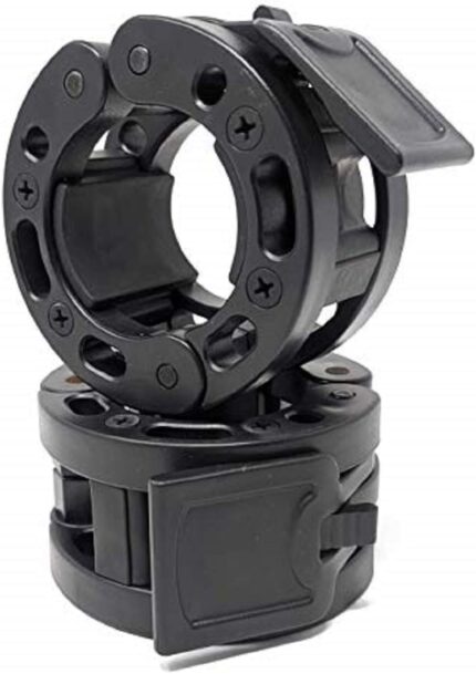 Clout Fitness Olympic Barbell Clamps Collars Quick Release