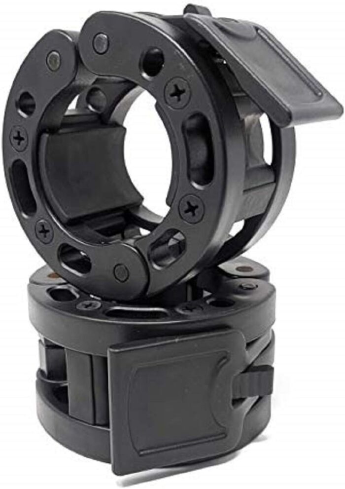 Clout Fitness Olympic Barbell Clamps Collars Quick Release