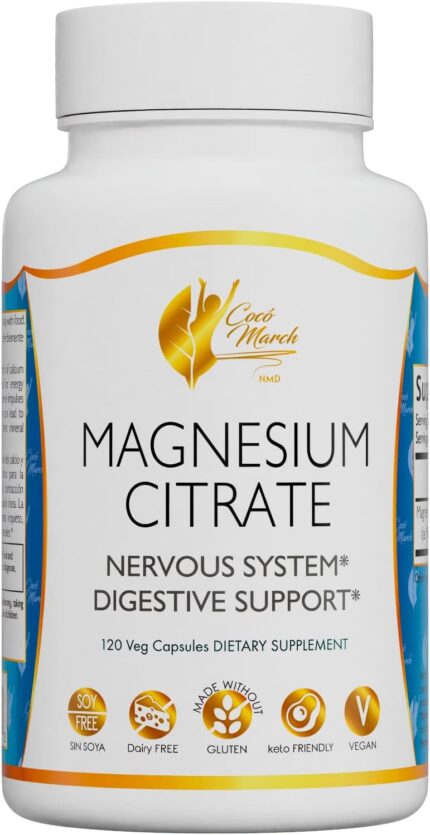 Cocó March N.M.D Magnesium Citrate - Relaxation- Sleep - Nervous &