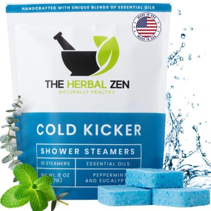 Cold Kicker Shower Steamers Aromatherapy, Eucalyptus Shower Steamer,
