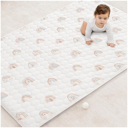Comfy Cubs Rectangle Kids Play Mat - Medium 48 x 72 inches Soft