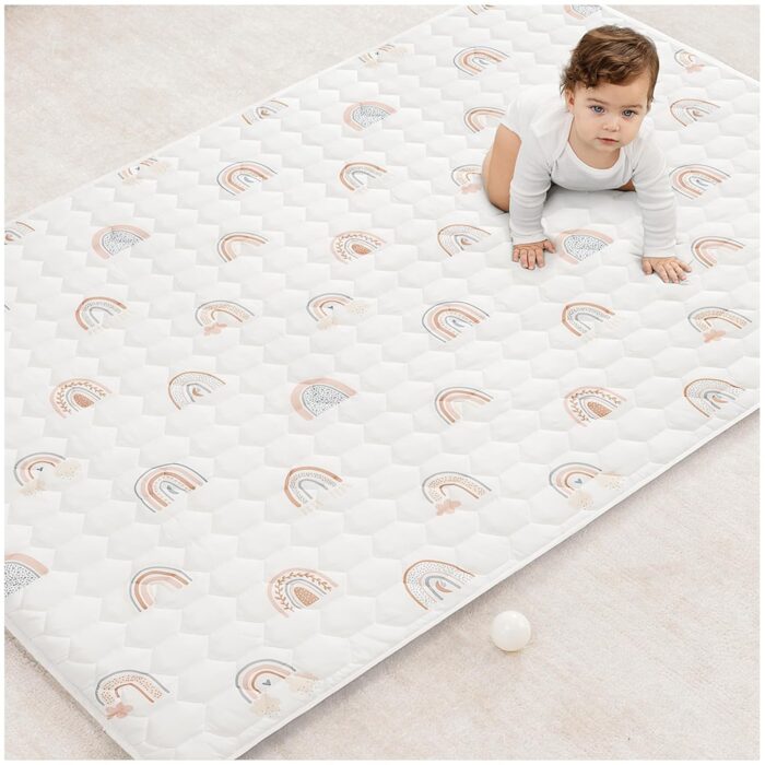 Comfy Cubs Rectangle Kids Play Mat - Medium 48 x 72 inches Soft