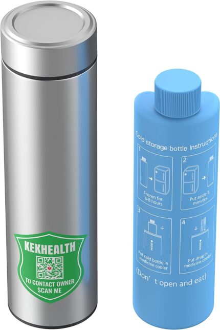 Compact 60H Insulin Pen Cooler Trave Case Medication Cooler for Travel