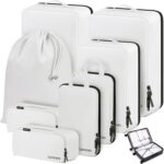 Compression Packing Cubes, Lumesner 8 Set Travel Packing Cubes for