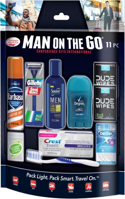 Convenience Kits International Men’s 11 Piece Kit with Oral Care and