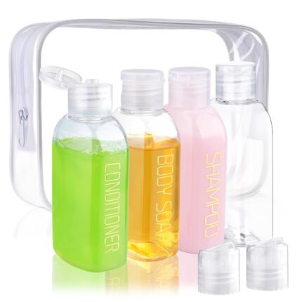 Cosywell Leakproof Squeeze Bottles Travel Kit - 4pc 3.4 oz TSA