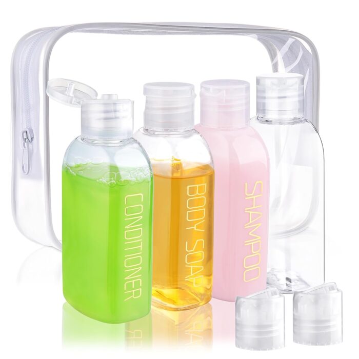 Cosywell Leakproof Squeeze Bottles Travel Kit - 4pc 3.4 oz TSA