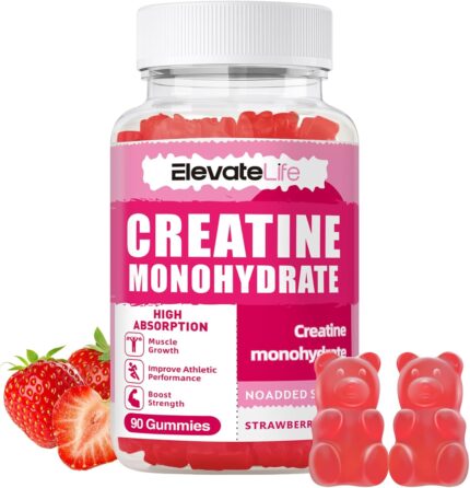 Creatine Monohydrate Gummies 5000mg for Men & Women,