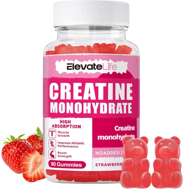 Creatine Monohydrate Gummies 5000mg for Men & Women,