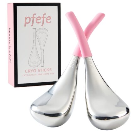 Cryo Sticks Facial Skin Care Ice Globes for Women Face Eyes, Stainless