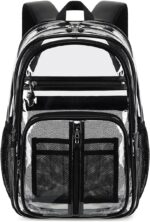 Cusangel 18in Clear TPU Backpack– heavy Duty See through XL