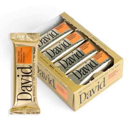 David High Protein Bars No Sugar - Sugar Free Protein Bars, Low Carb,