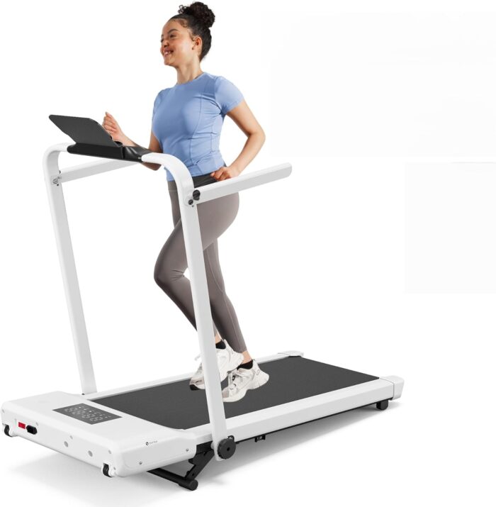 DeerRun 3 in 1 Under Desk Walking Pad Treadmill, 3.0HP Low