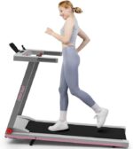 DeerRun Treadmills for Home, 3.5HP Folding Treadmill with